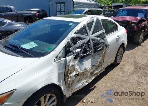 2012 Honda Civic Ex from USA, damaged, VIN 19XFB2F89CE047892